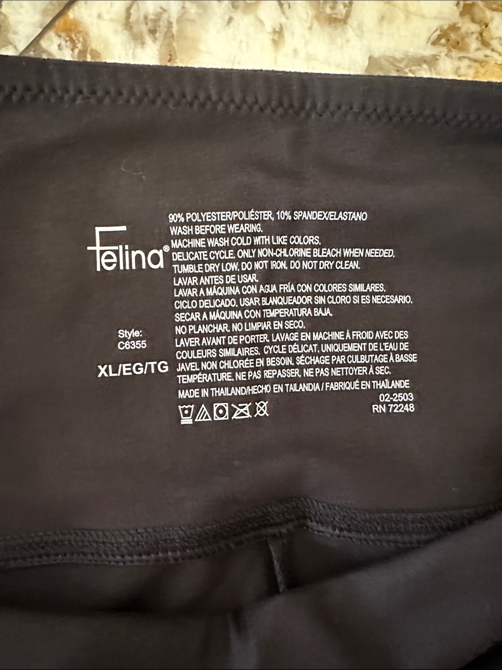 Felina Black High-Waist Leggings